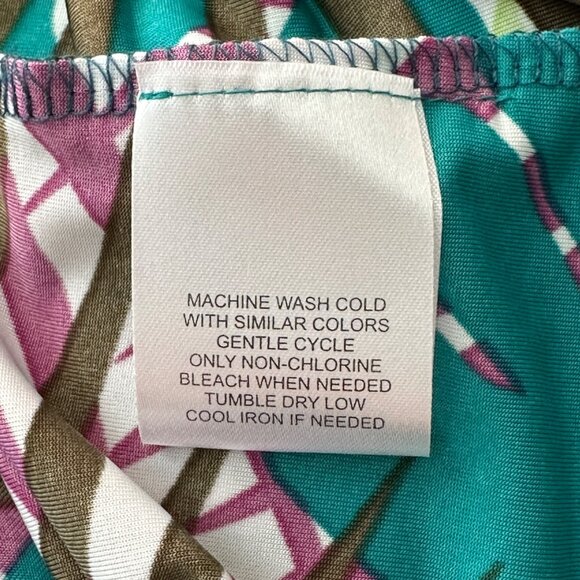 Y2K Halter Babydoll Maxi Dress‎ Womens Size Medium Boho Floral Festival Vacation - Picture 7 of 8